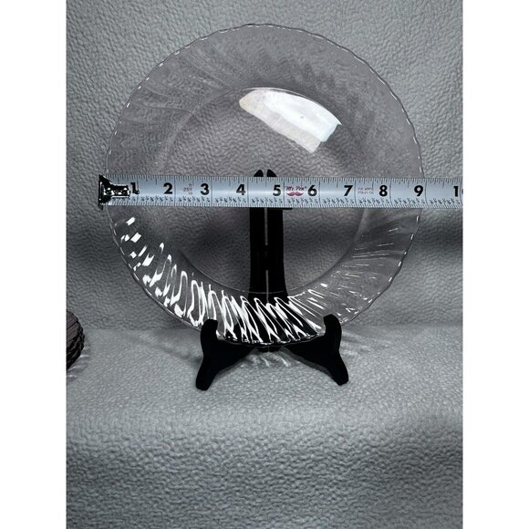 Arcoroc France 20 Piece Set Rosaline Swirling Pattern  Light Pink Vintage 1980s - Picture 12 of 16